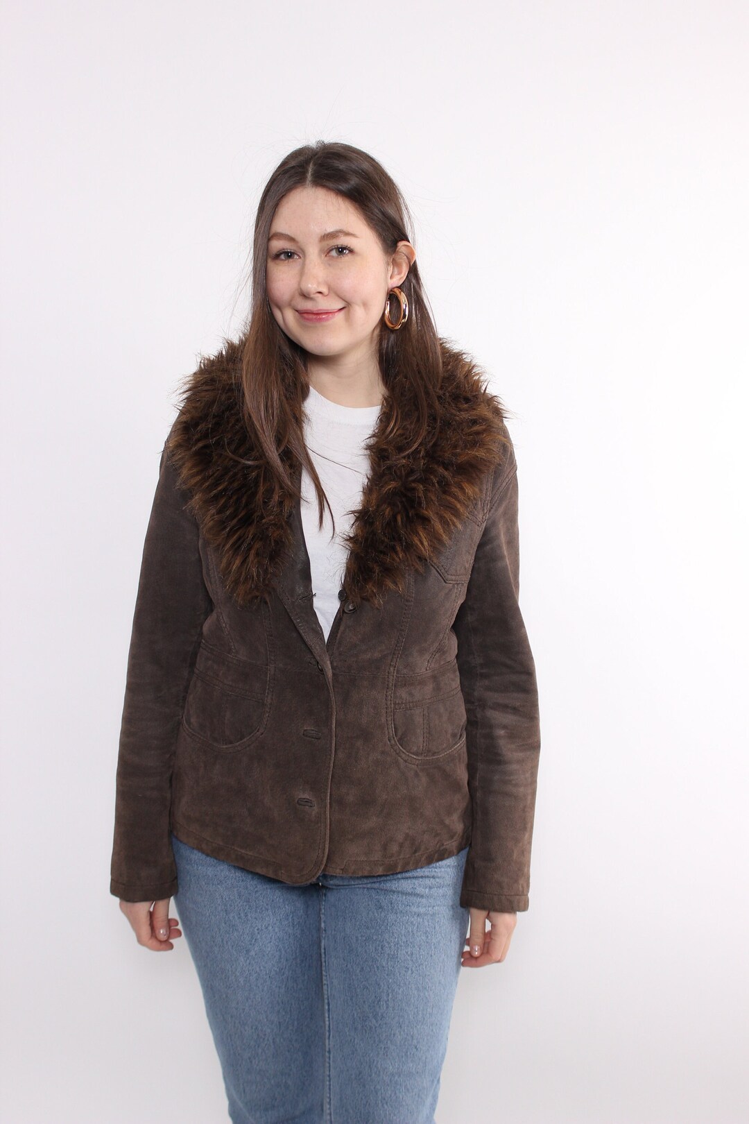 Iconic 1990s Penny Lane Patchwork Coat (S/M)