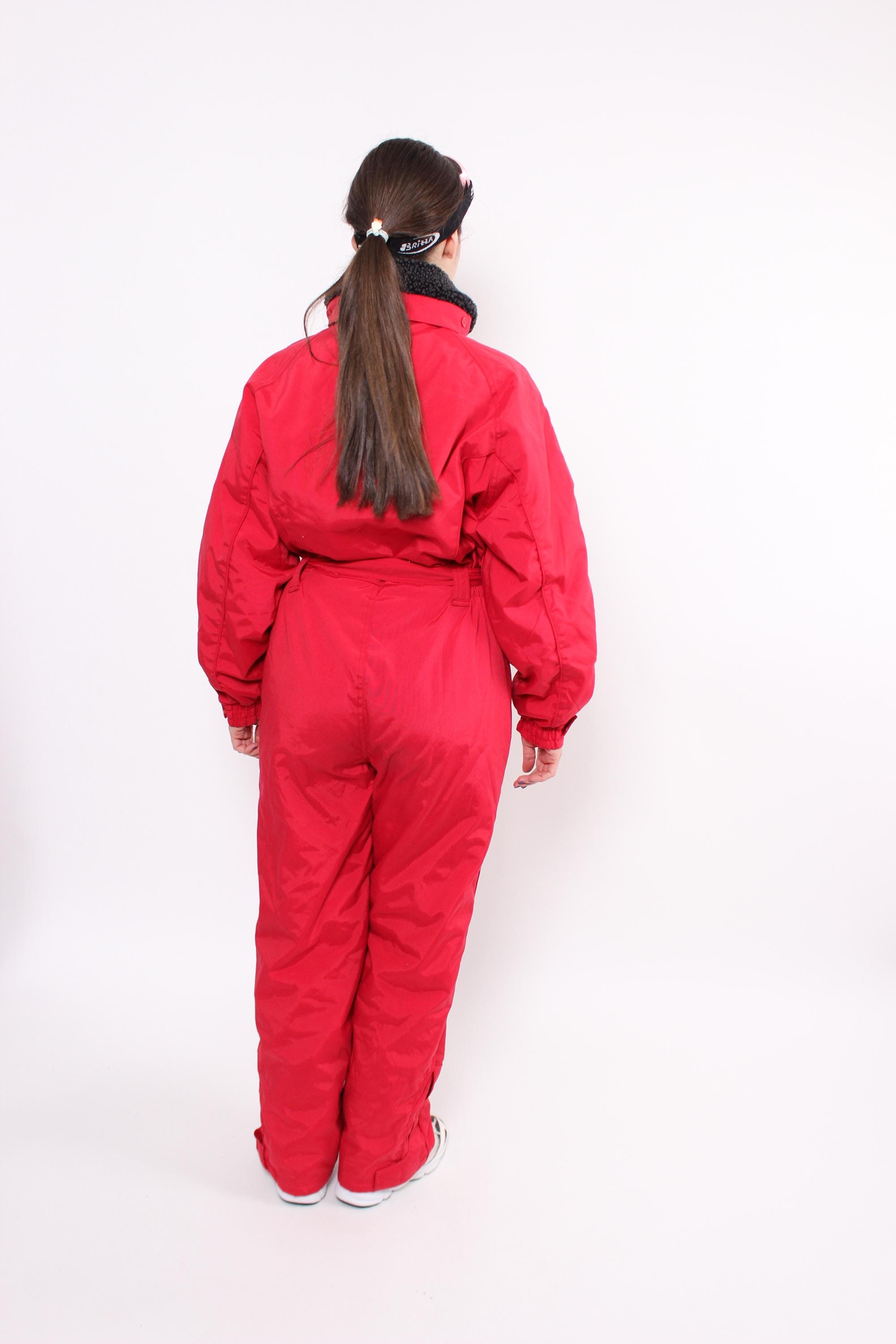 Combinaison de ski LUHTA des années 80 : anorak de snowboard deux pièces vintage - Petit - France