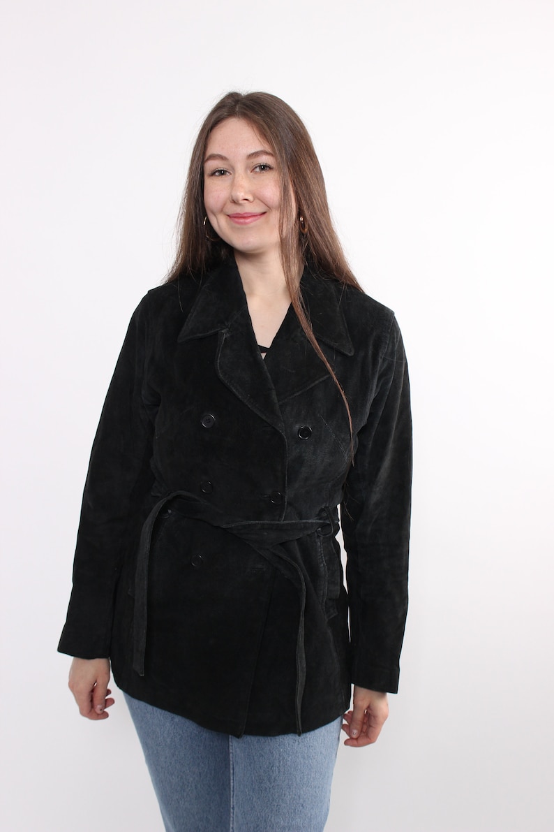 Long Sleeve Retro Trench Jacket main image 0