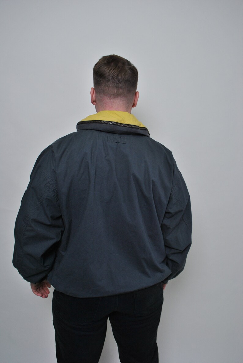 90s Sport Wear Crop Jacket, Vintage Reversible Athletic Jacket , Size L