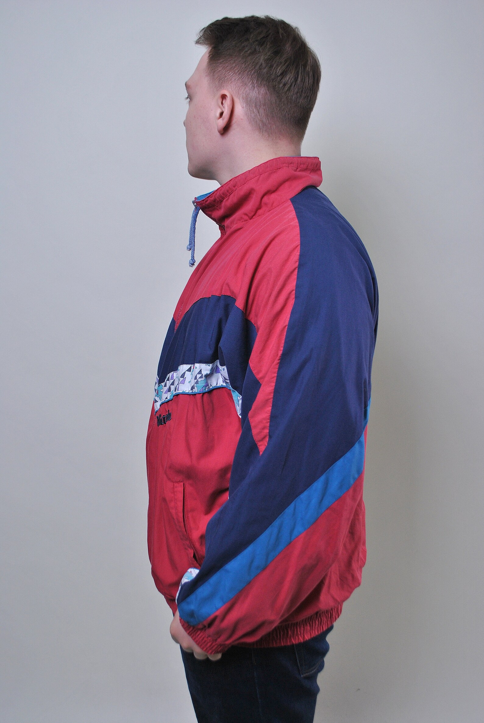 multicolor 90s jacket