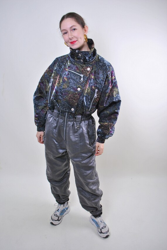 Vintage Splattered Jumpsuit / Etsy
