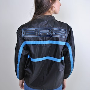 90s racing jacket, vintage motorcycle club sport jacket, Size M