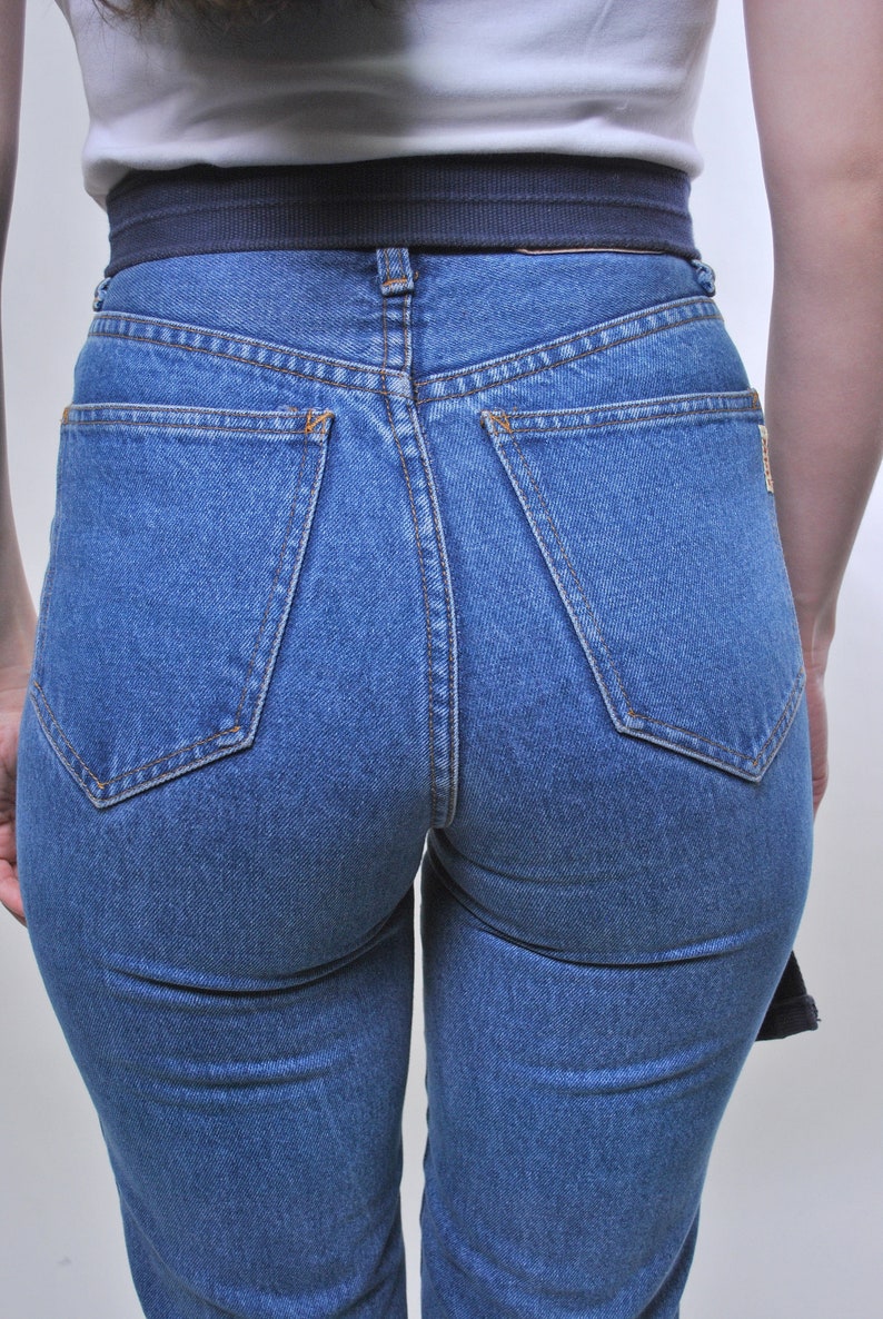 Vintage minimalist oversized cotton grey belt
