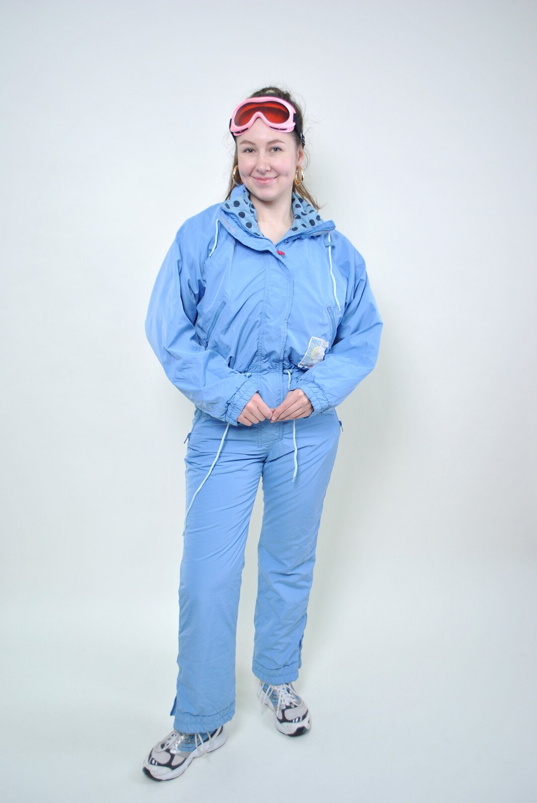 Blue Ski Suit Women Vintage Ski Overall 1990s Retro Etsy