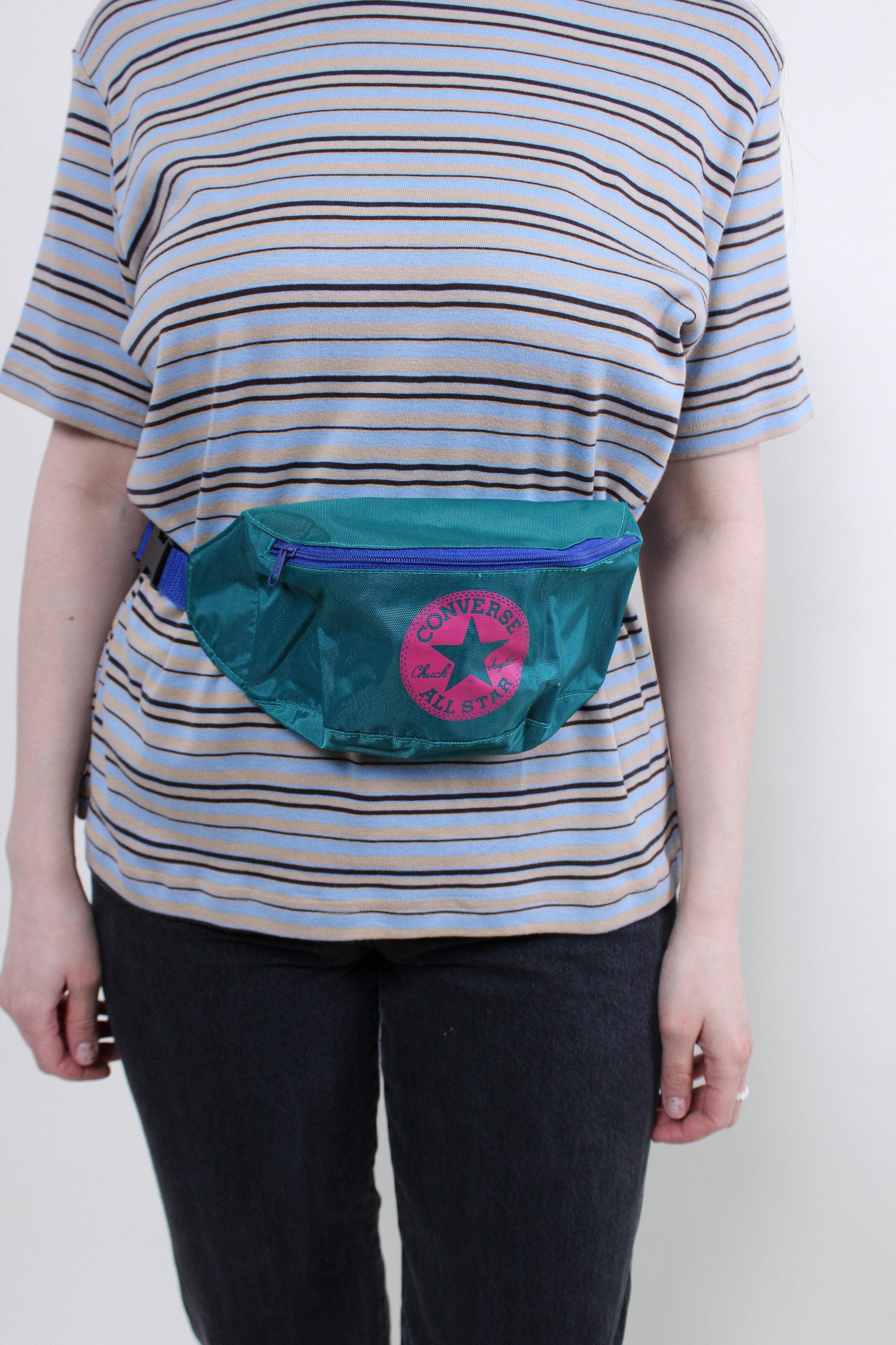 Vintage Converse Waist Bag 90s Multicolor Crossbody Festival Sport
