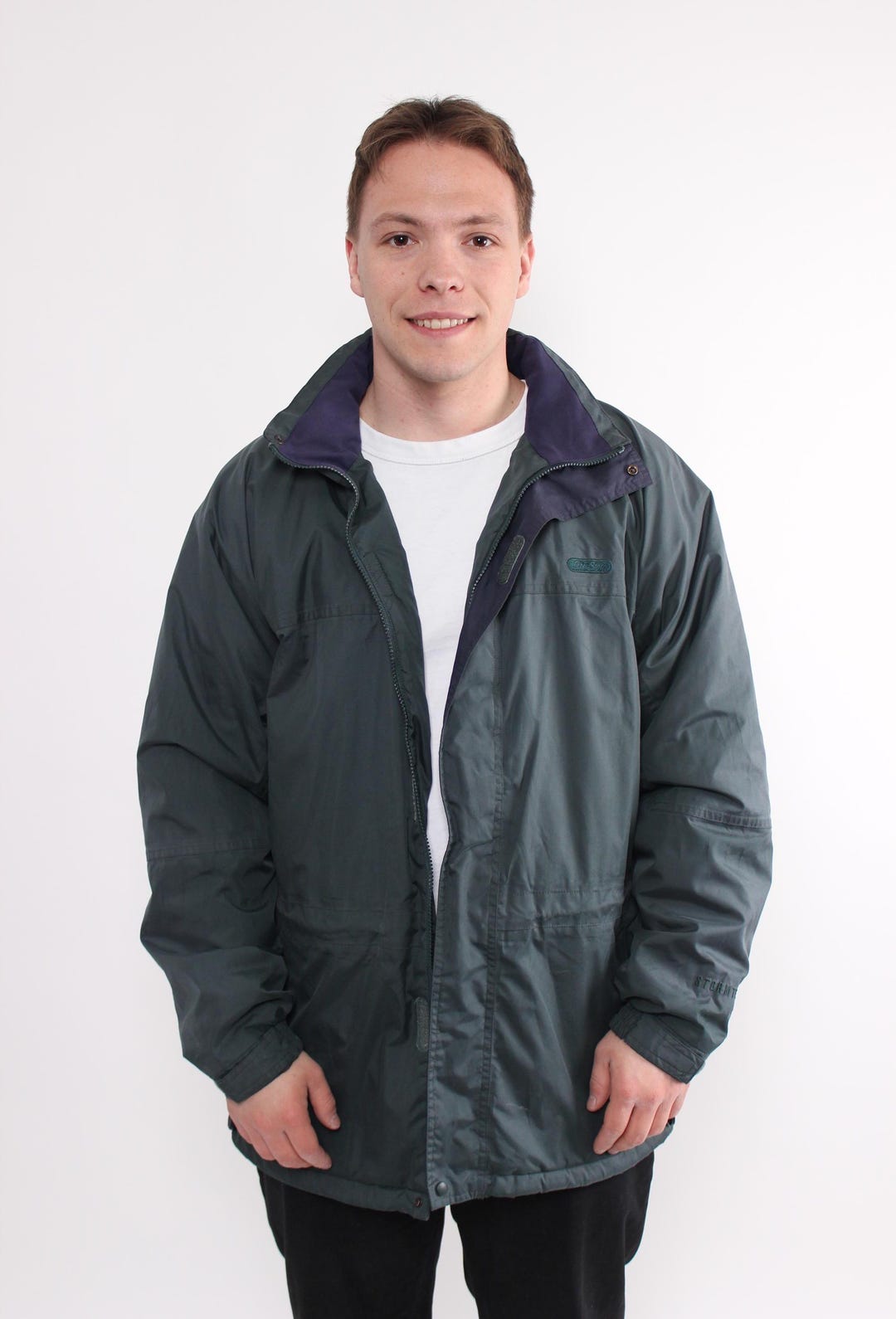 Vintage 90s Peter Storm Jacket L Olive Green Hiking Jacket