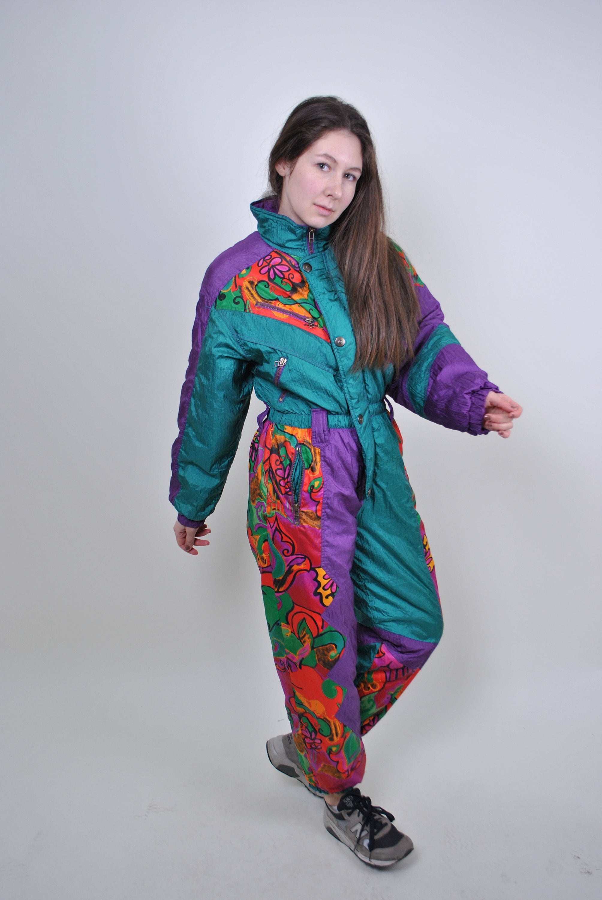 5 Vintage Ski Suit Wholesale, 80s Retro Women Snow Suit Bulk Buy -   Israel
