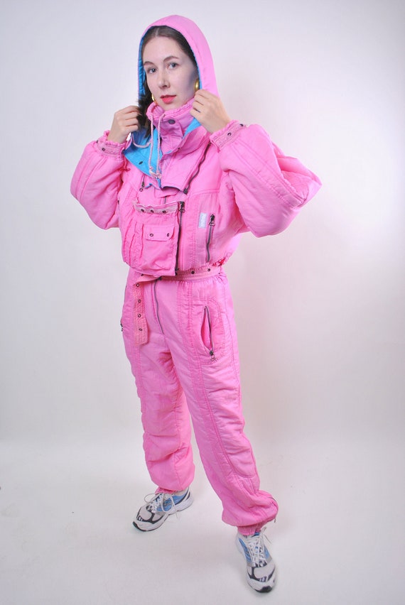 Pink Ski Suit