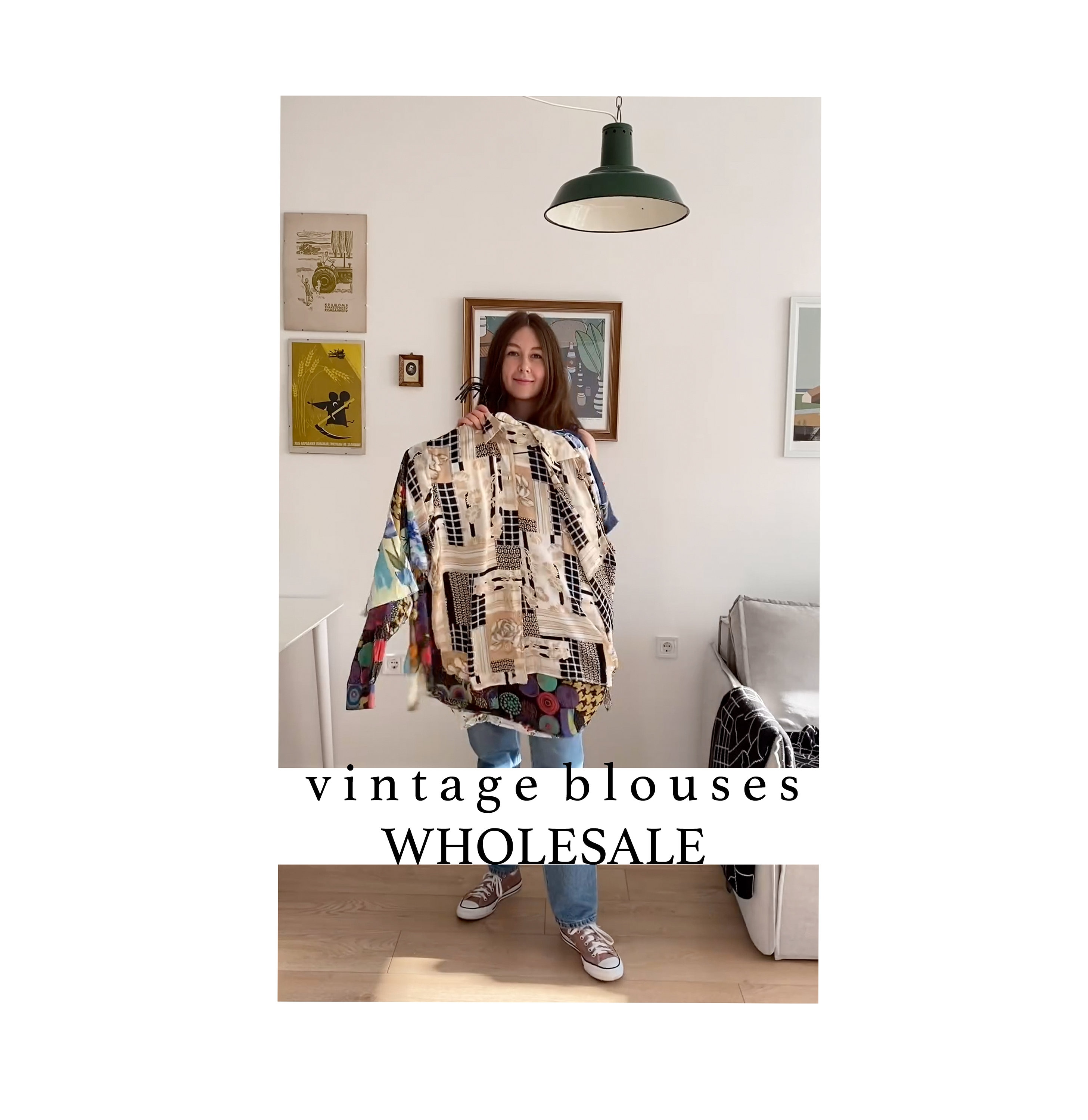 Retro 80s blouse - Etsy 日本