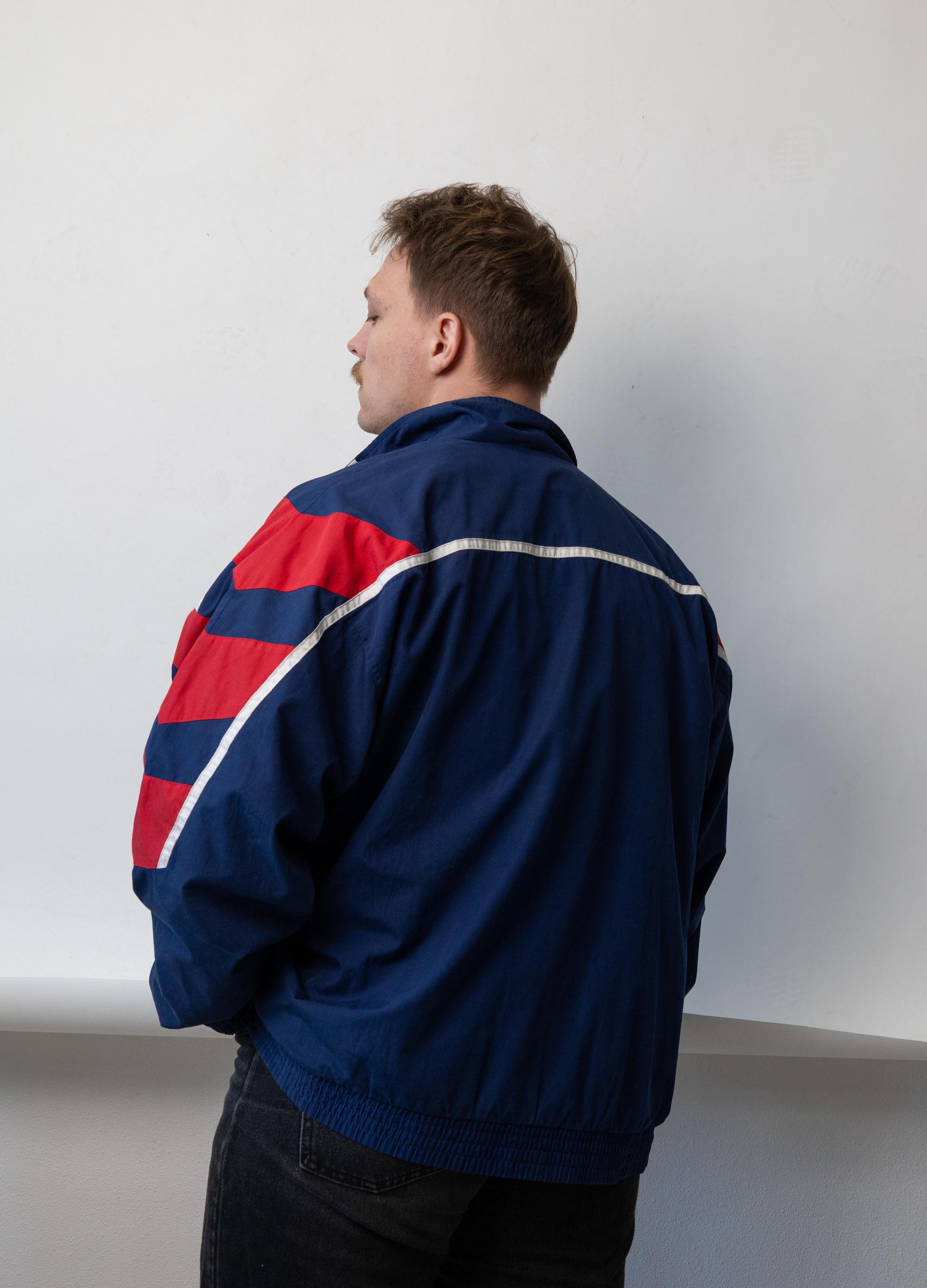 90s Adidas Colorblock Track Jacket Vintage Windbreaker Size L - Etsy