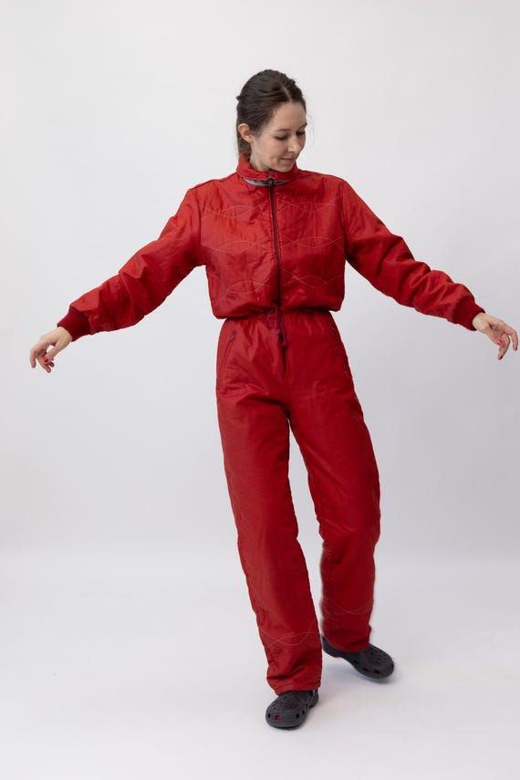 Vintage Luhta for H&M (Hennes Mauritz) One Piece Ski Suit Made in Finland Size M