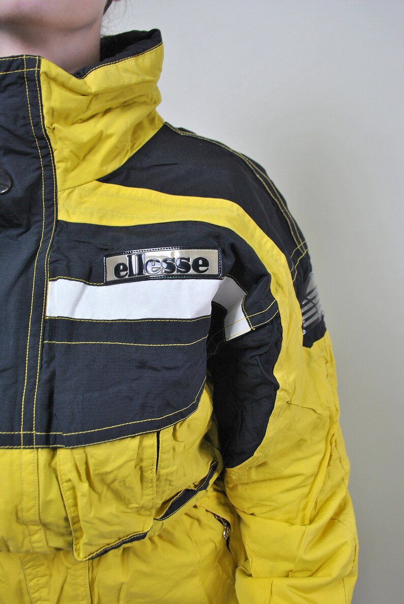 Tuta da sci ellesse pezzo unico tuta da neve da donna gialla | Etsy Italia