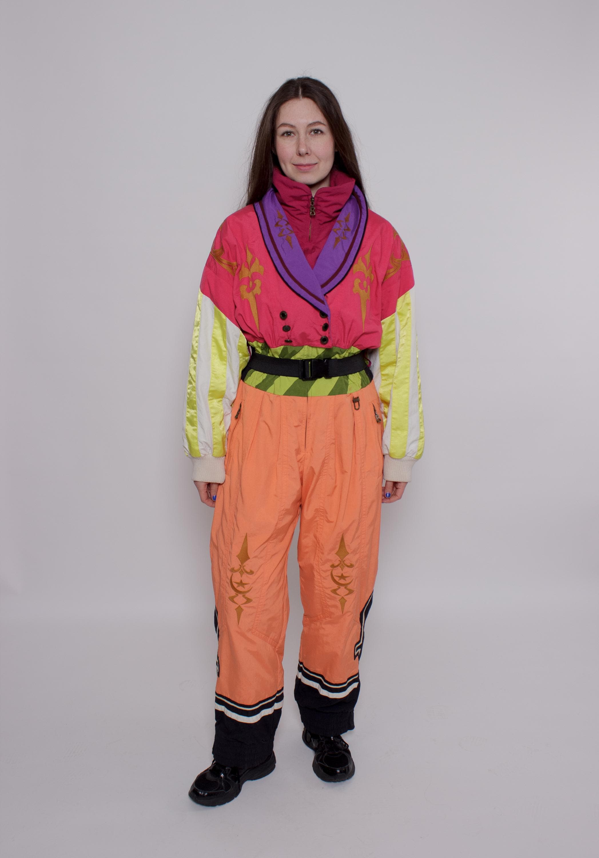 Neon pink ski suit - Etsy 日本