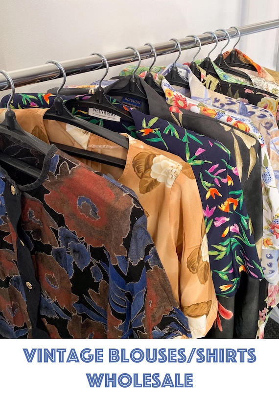 Wholesale Vintage Blouse Lot of 10 Pick Your Own 80s 90s Reseller