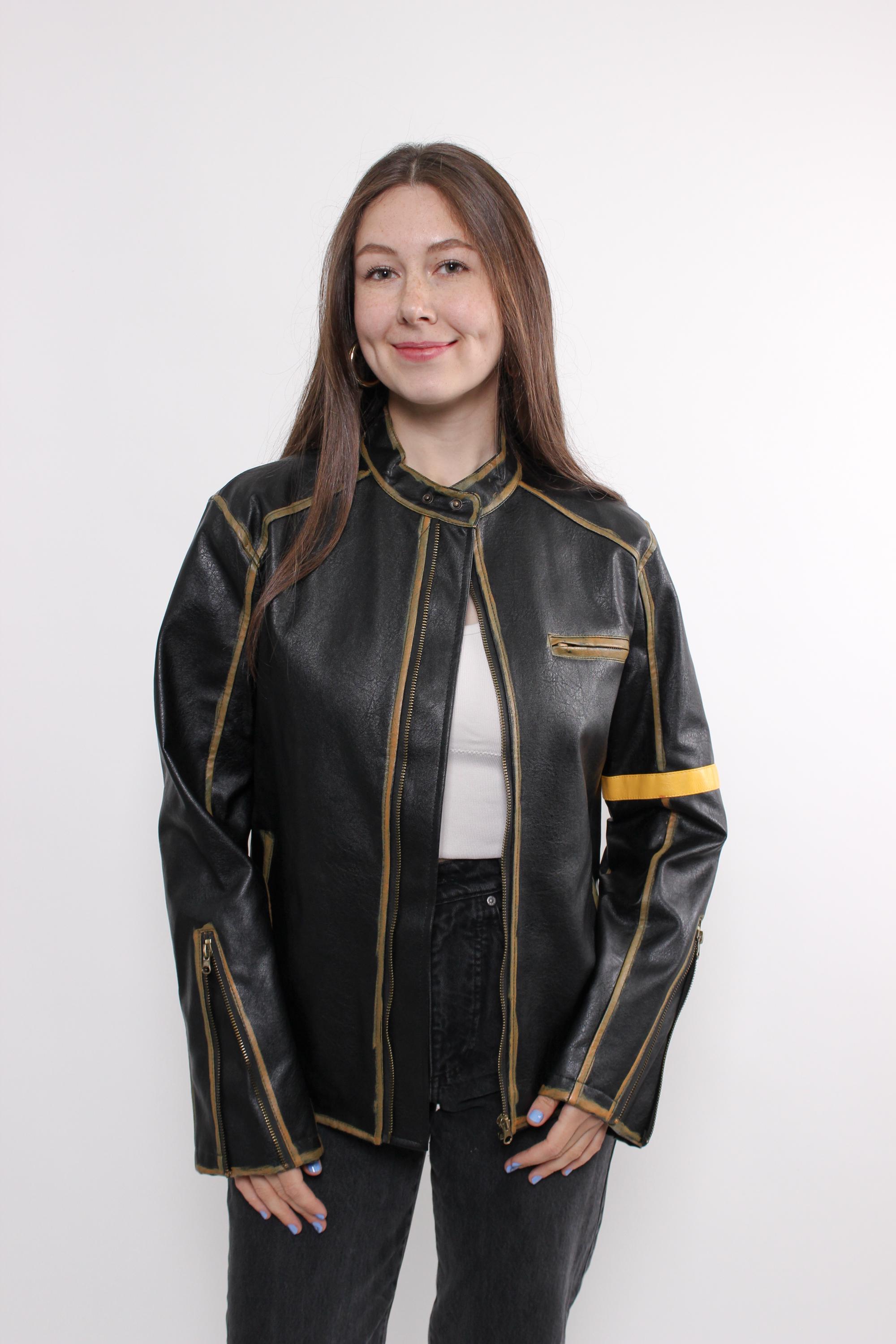 Leather Racing Jacket Etsy Ireland