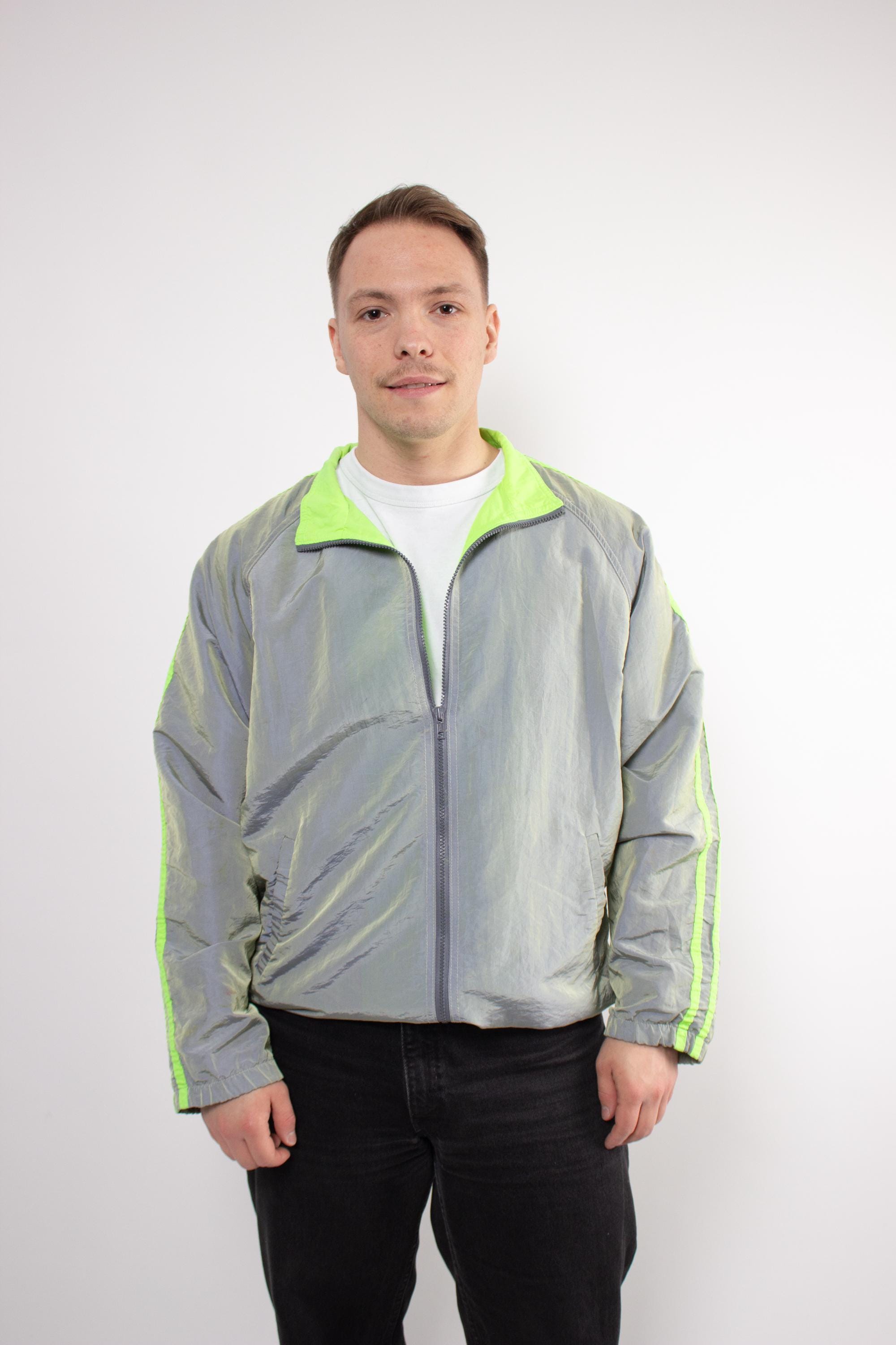 2000's windbreaker uneven dyeing y2k 短丈 2000's windbreaker