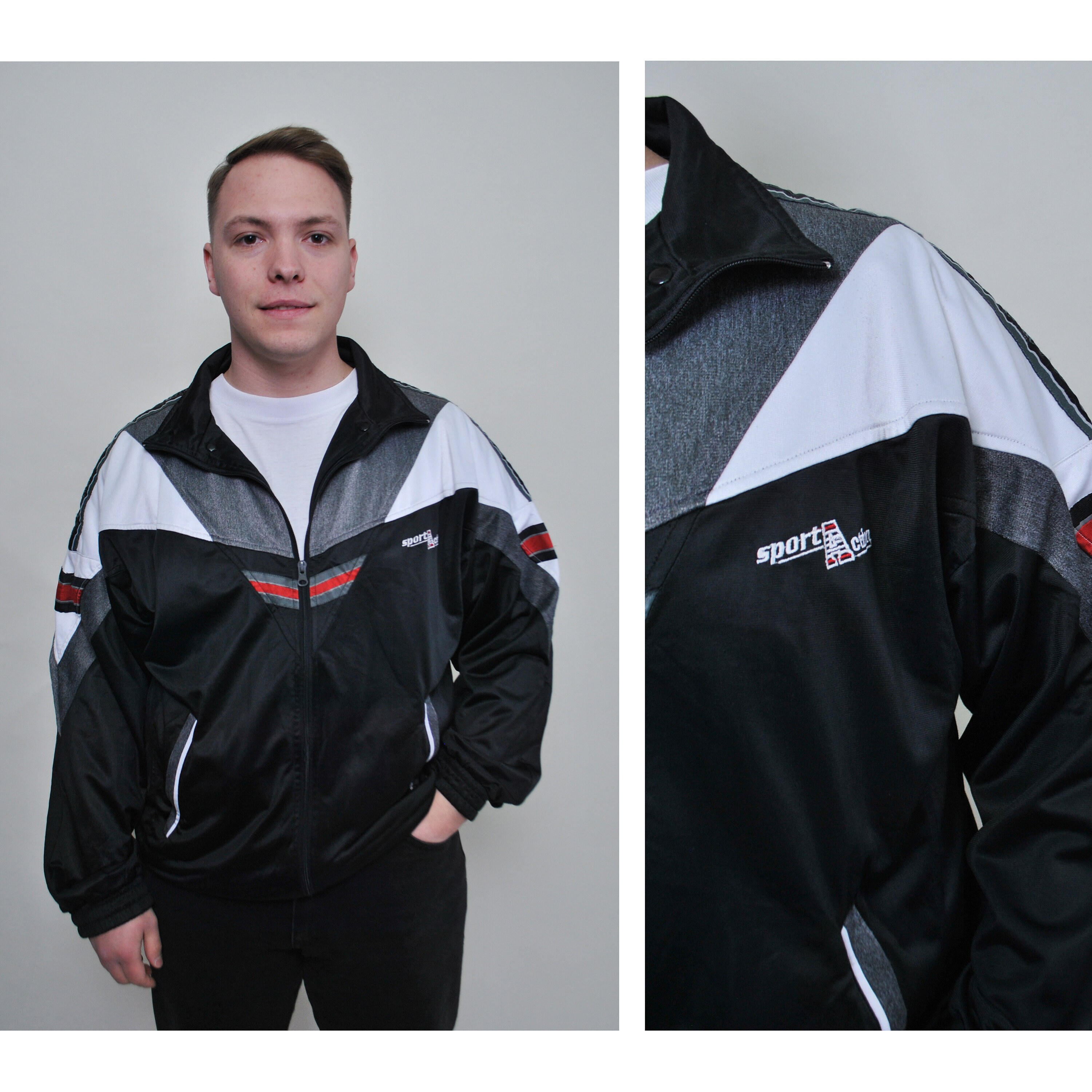 90s windbreaker outfit