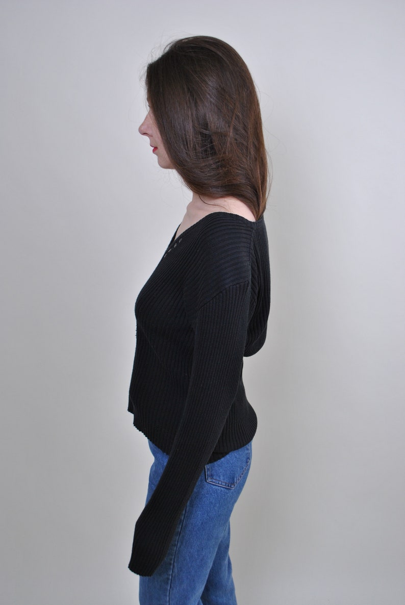 Black heritage long sleeve worker shirt Size S