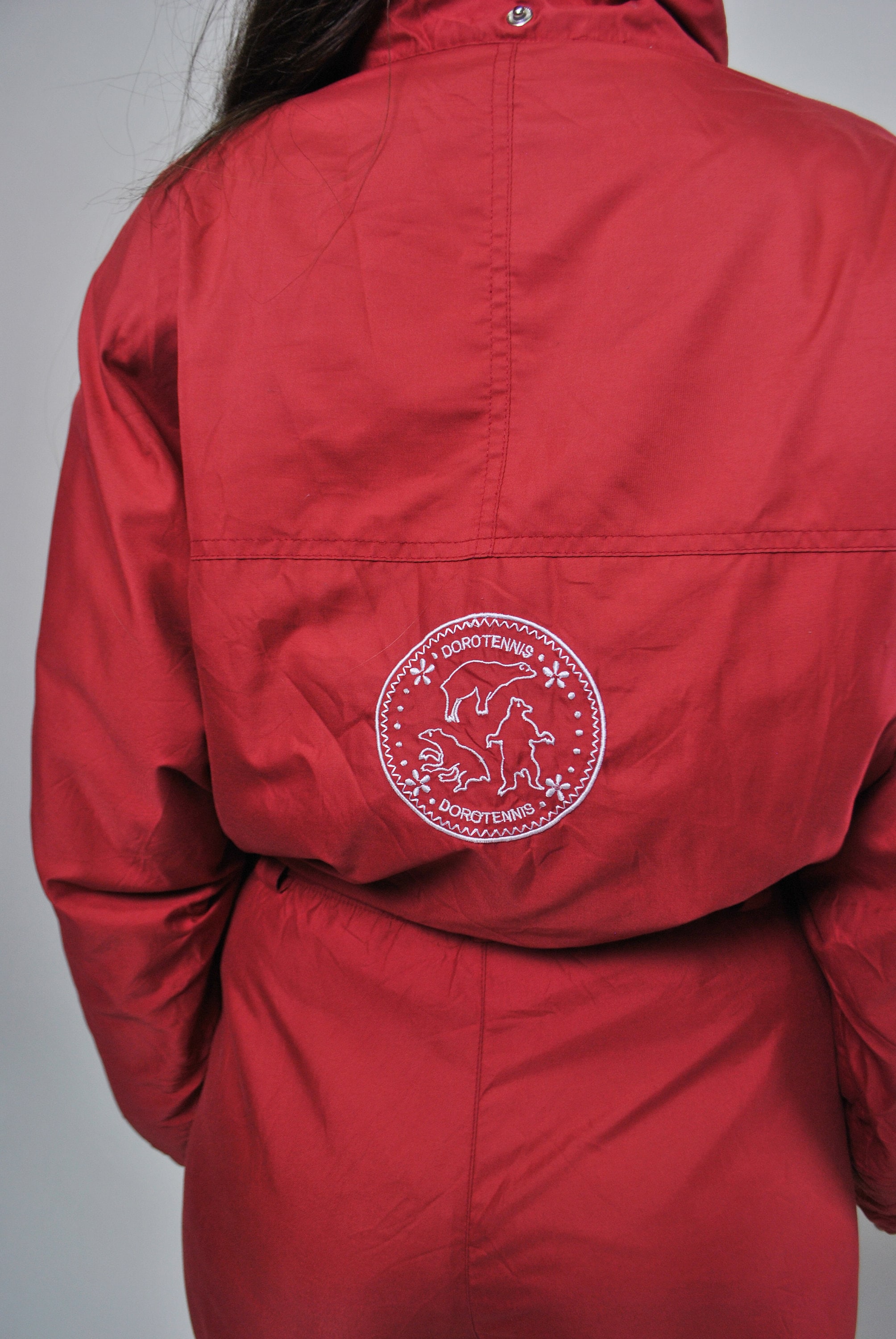 One Piece Red Ski Suit Retro 90s Women Snowsuit MEDIUM Size Etsy