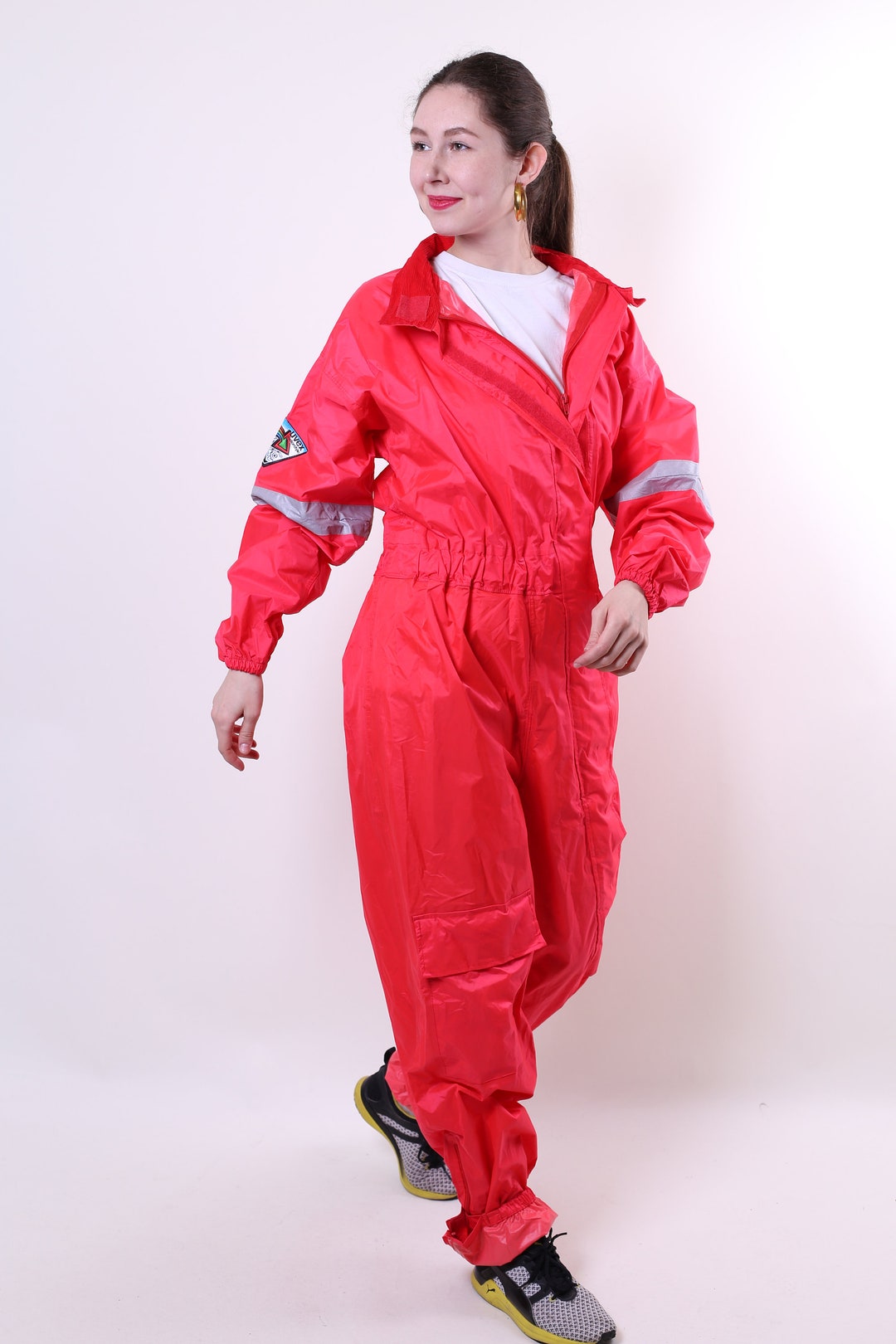 Women Racing Suit, Waterproof Jumpsuit From 90s 80s for Her