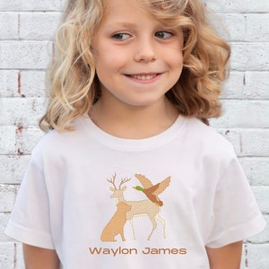 Deer, duck, dog PNG sublimation, toddler sublimation, inkjet transfer, printable design, heat transfer, hunting toddler design, hunting