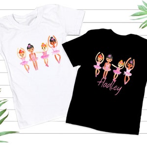 Ballerina sublimation design, ballet png, dance design, pink girls ballerina, dancing shirt design, dance class sublimation, heat transfer