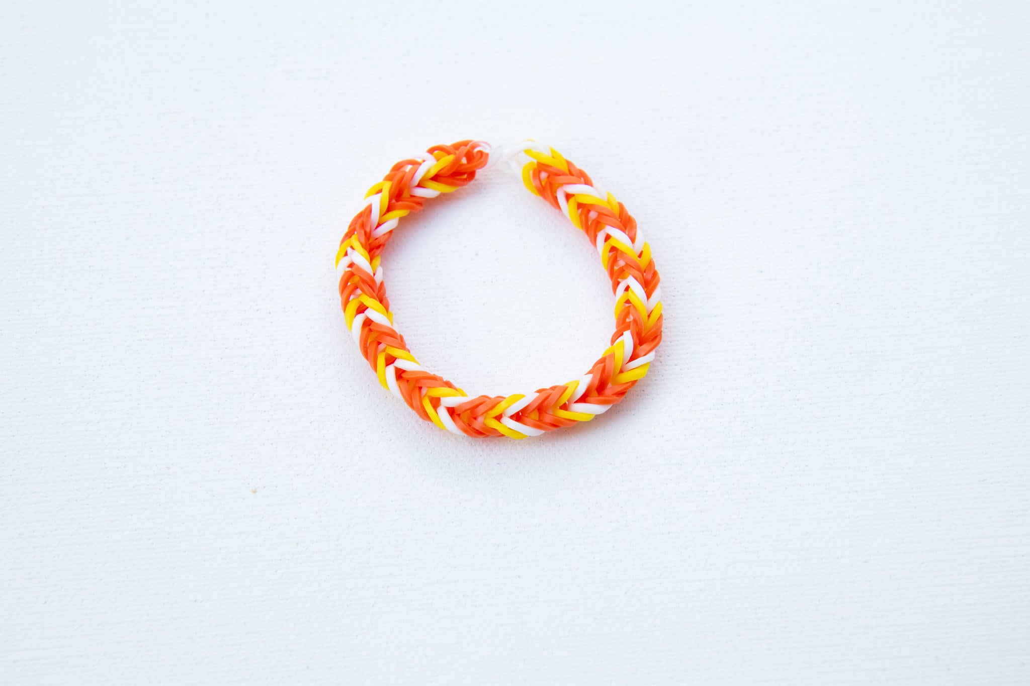 Halloween Bracelets Set of Three Made With Loom Rubber Bands 