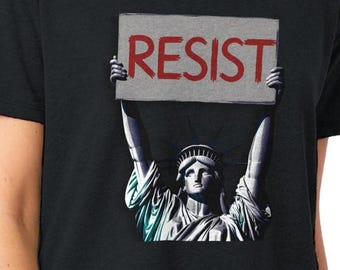 Statue of Liberty RESIST Clipart: Feminist Protest Art (PNG Digital Download)