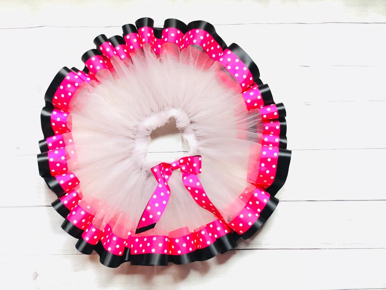 Ribbon Trimmed Tutu Tutu Tutu Skirt Tulle Skirt Birthday Etsy