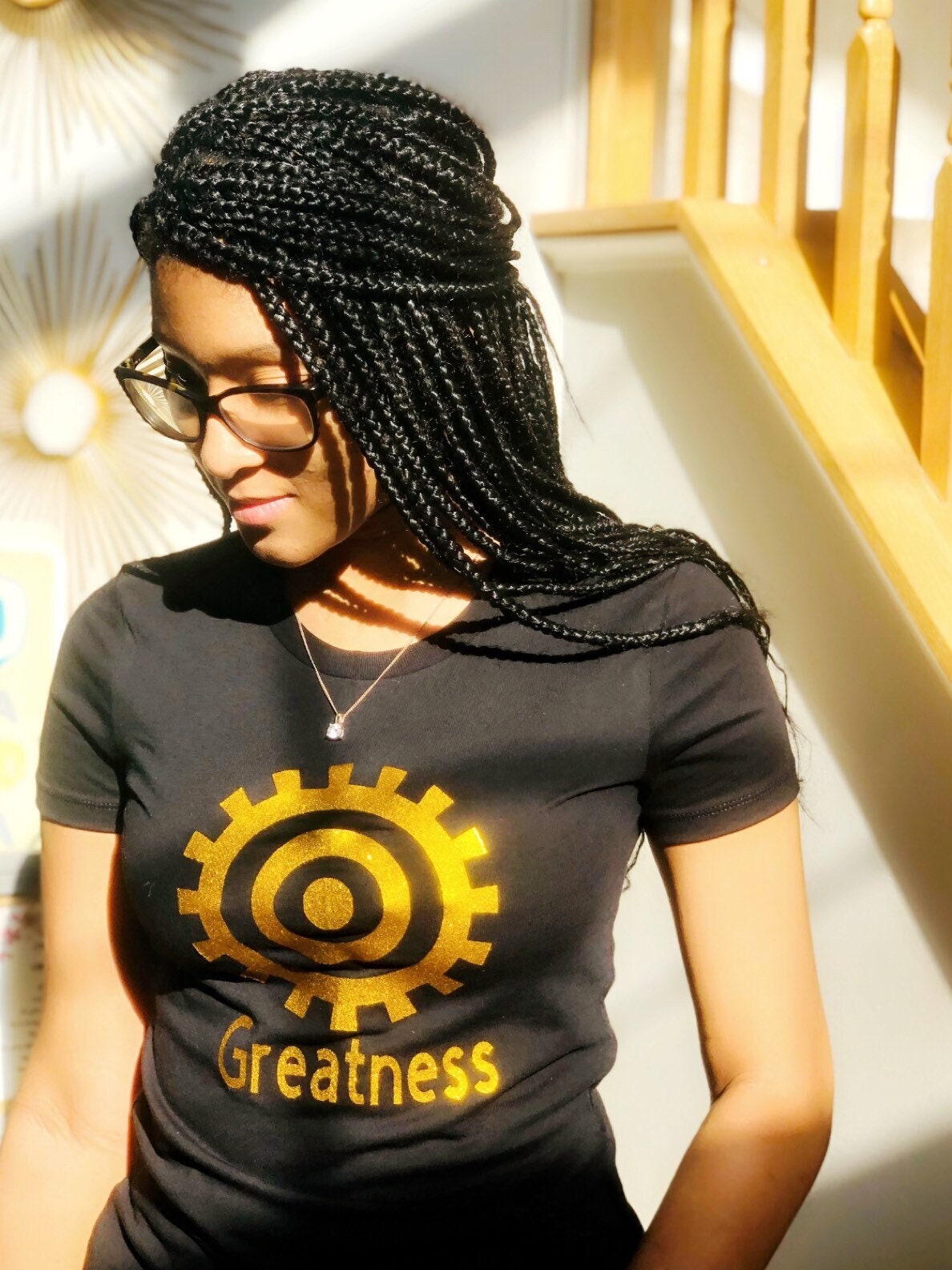 Adinkra Symbol T-shirt, West African Greatness, Personalized Gift