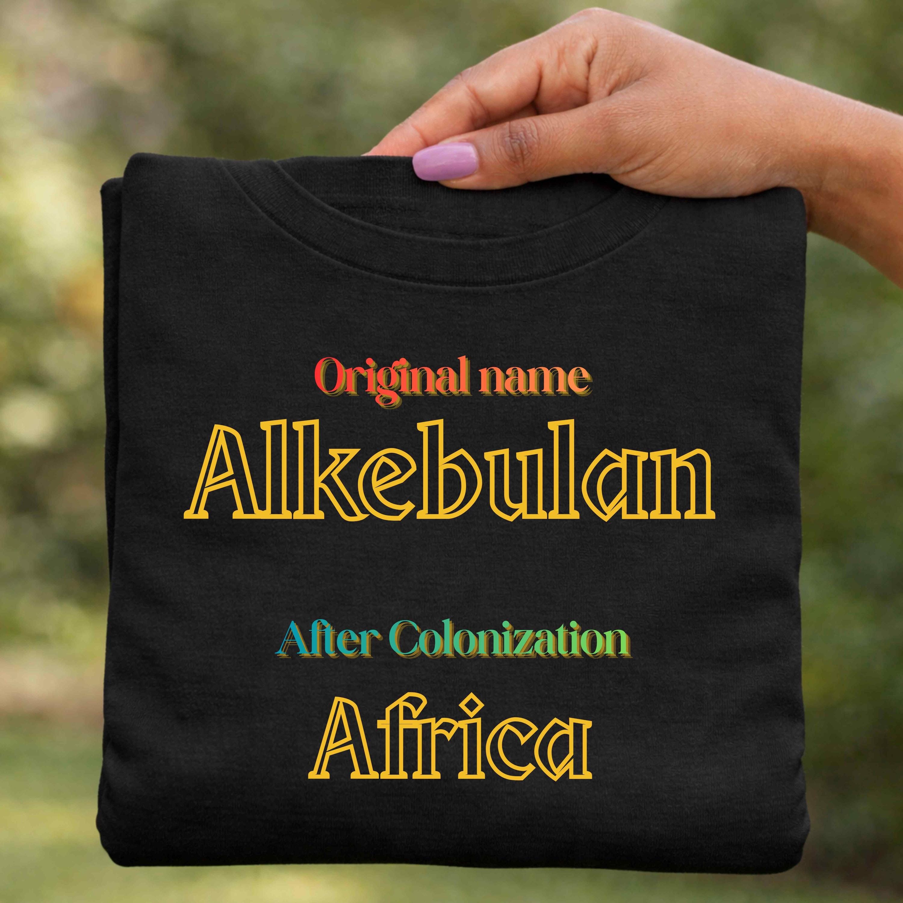 Alkebulan Africa T-Shirt Afrocentric Heritage Tee