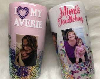 Custom Picture Tumbler / Gift for Her / Gift for Him / Picture Cup / Personalized Gift