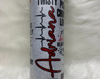 Gray's Custom Tumbler / You're My Person / Dark & Twisty / Pick Me Love Me / Twisted Sisters / Sublimation Tumbler / Gift for Her