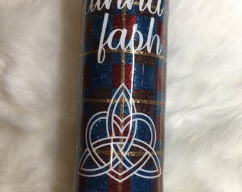 Sassanach Tumbler / Scottish / Time Travel Romance Inspired Tumbler / Standing Stones / Clan Gear / Highlander Hottie / Claire & Jamie