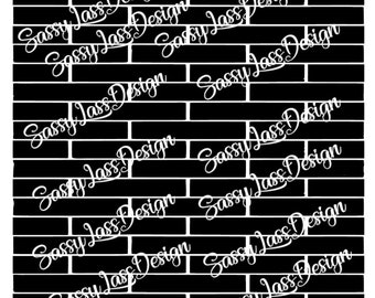 Shiplap Brick Template / Pattern / Design / Cut or Print File / Ship Cup Design / Pirate Cup Design / Shipwreck Tumbler / Ghost Ship