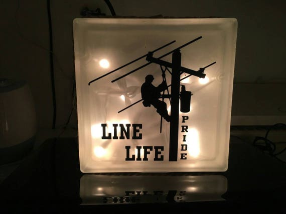 Decorative Glass Block Light Display Customized To Preference Etsy