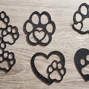 Paw Print Magnets