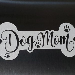 Dog Mom Bone Magnet