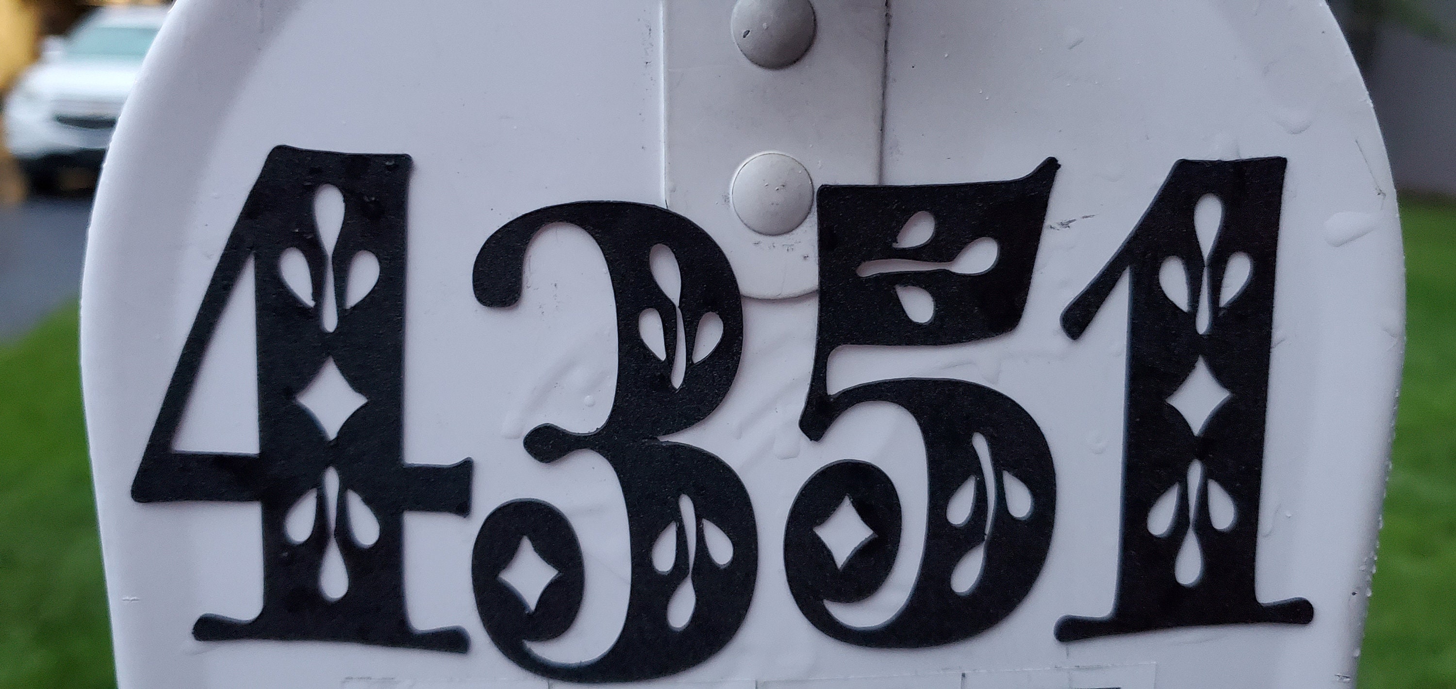 House Numbers for Front Door Garage Door or Mail Etsy