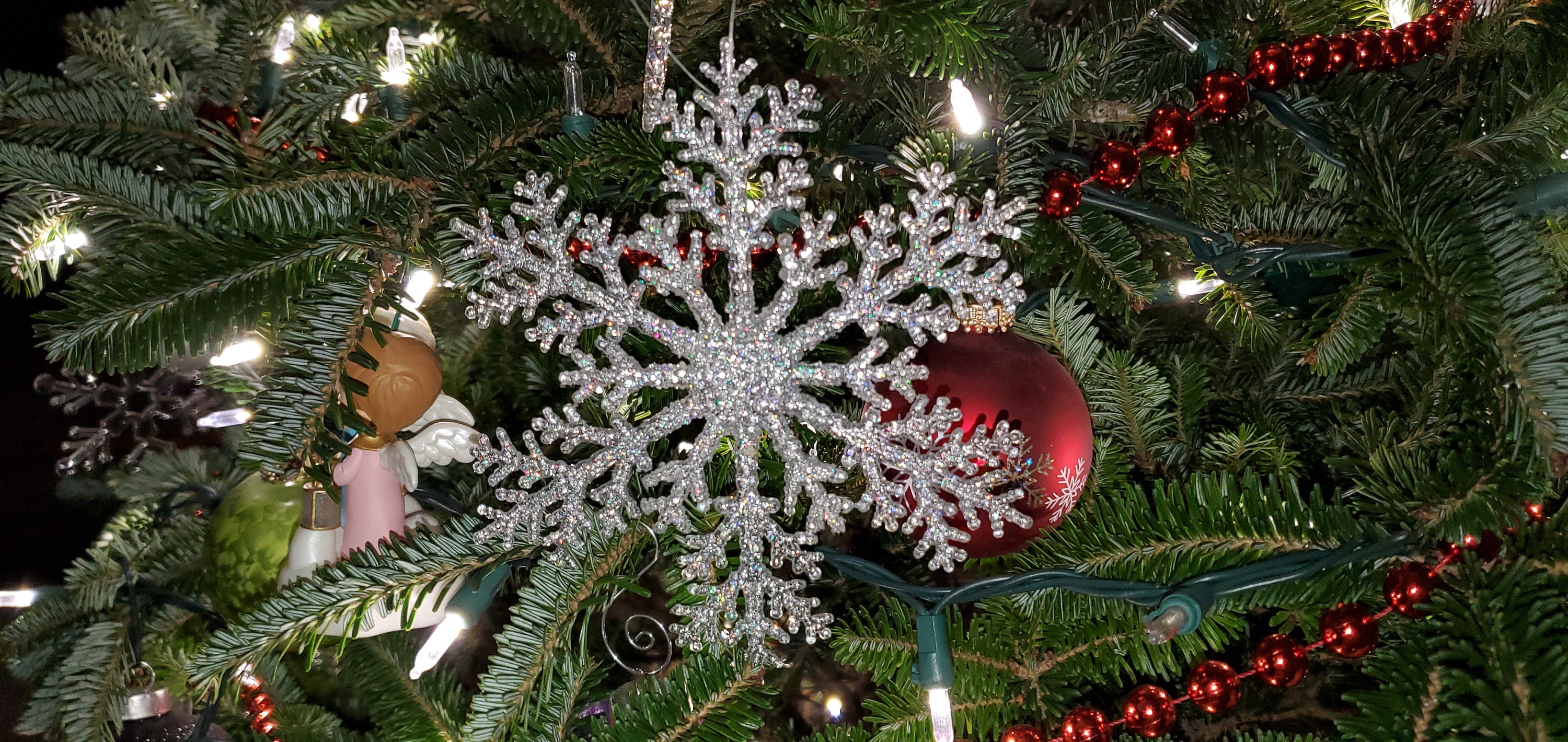 White Acrylic Snowflakes for Reward Jars and Christmas Crafts