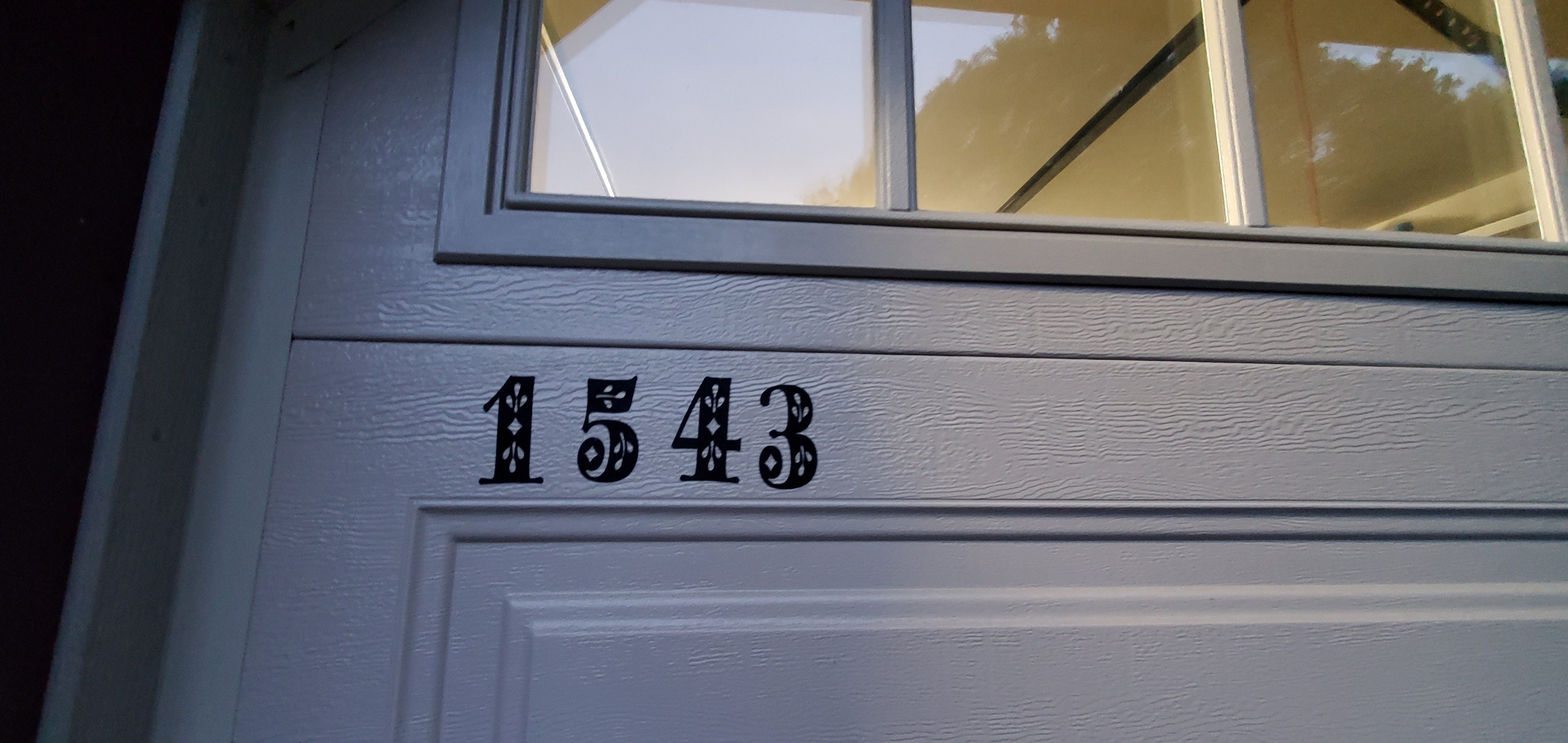 House Numbers for Front Door Garage Door or Mail Etsy