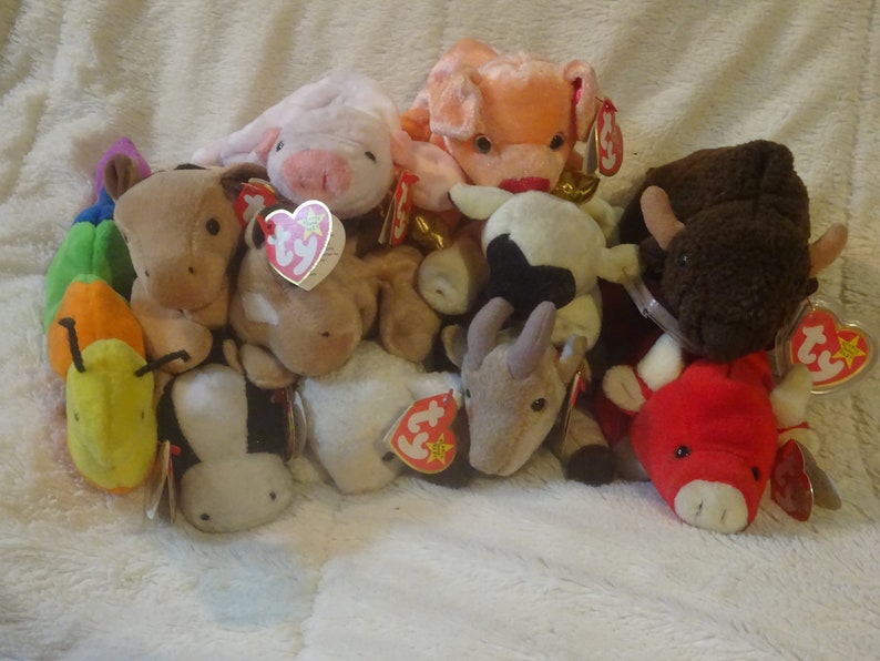 Ty Beanie Baby Farm Animals each Sold Separately - Etsy