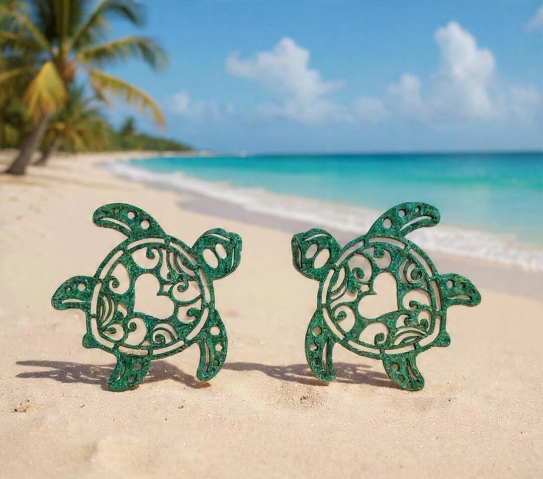 Turtle Races With Magnets Sea Turtle Magnets - Beach House Decor - Etsy