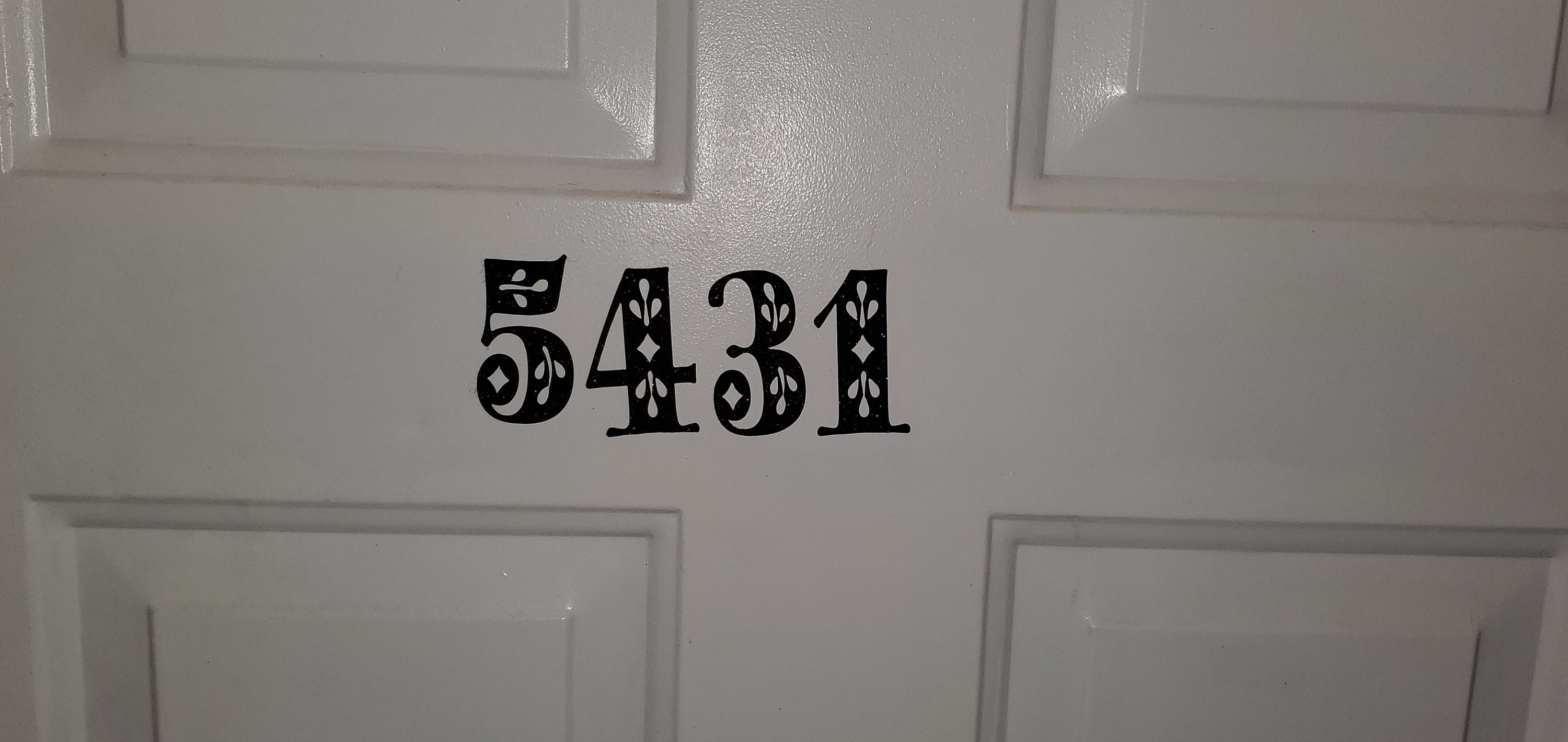House Numbers for Front Door Garage Door or Mail Etsy