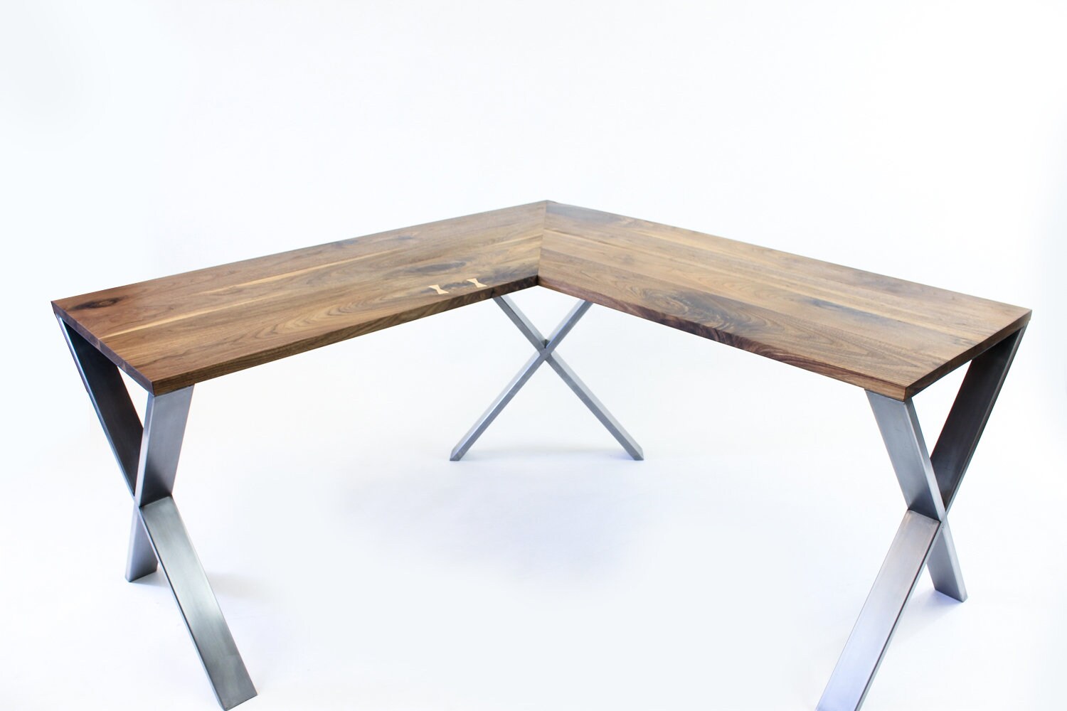 Custom L Shaped Desk, Walnut L Desk, Custom Wood Desk Etsy Ireland