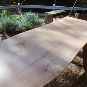 Live Edge Dining Table, Natural Edge, Farmhouse Table, A-frame table image 7