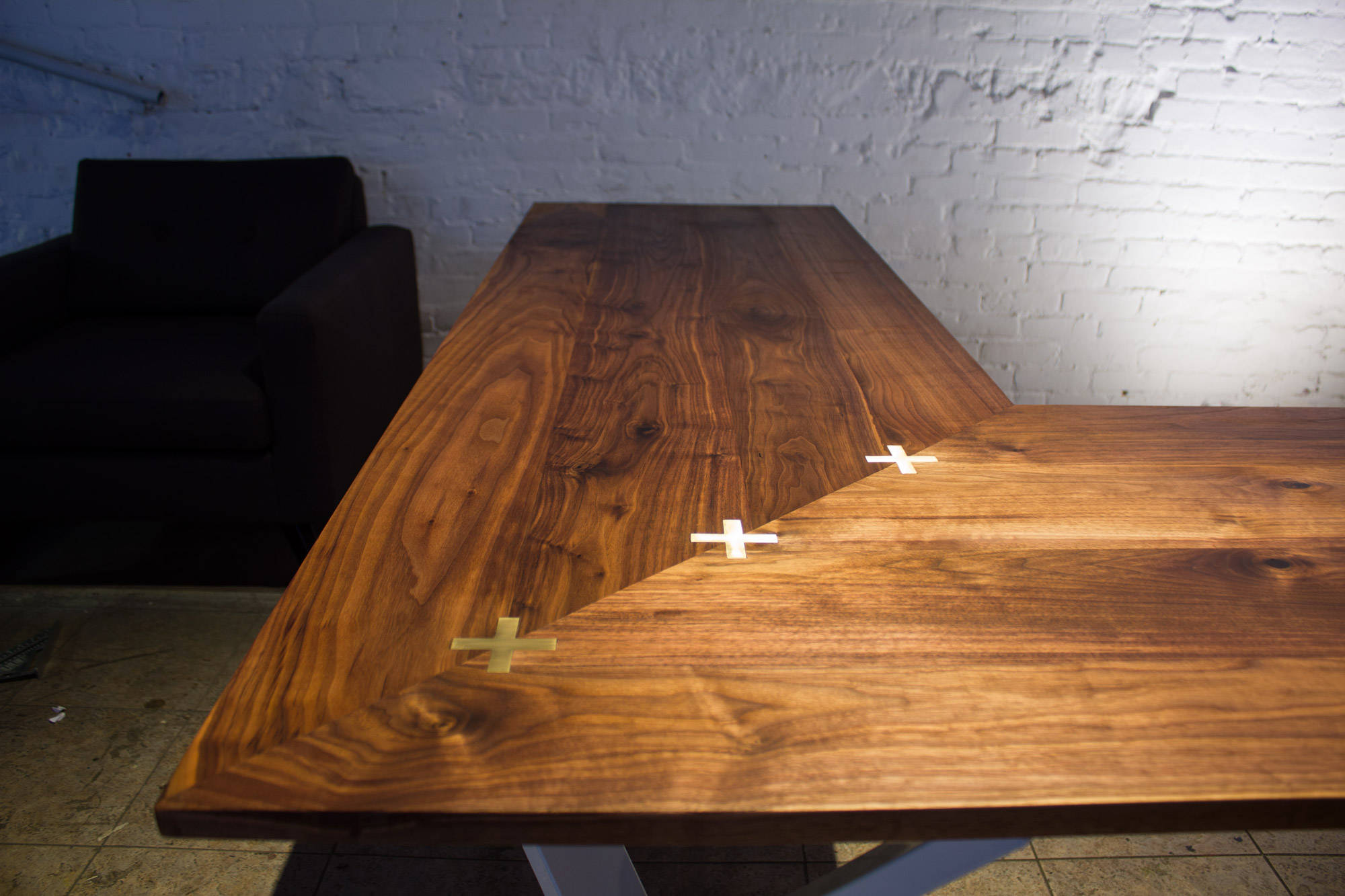 Custom L Shaped Desk Walnut L Desk Custom Wood Desk Etsy UK
