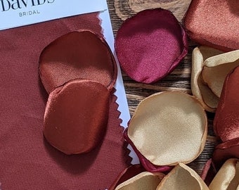 Rustic bohemian rose petals for tossing, earthly nature wedding minimalist decor, forest barn flower girl petals for baskets and proposal