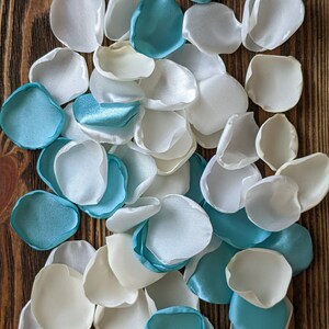 Meerschaum Elfenbein kundenspezifische Rosenblätter lose für Hochzeitsdekorationen, Partydekor, Sommerstrandtortendekor, Blumenmädchenblätter für Korb, Konfetti